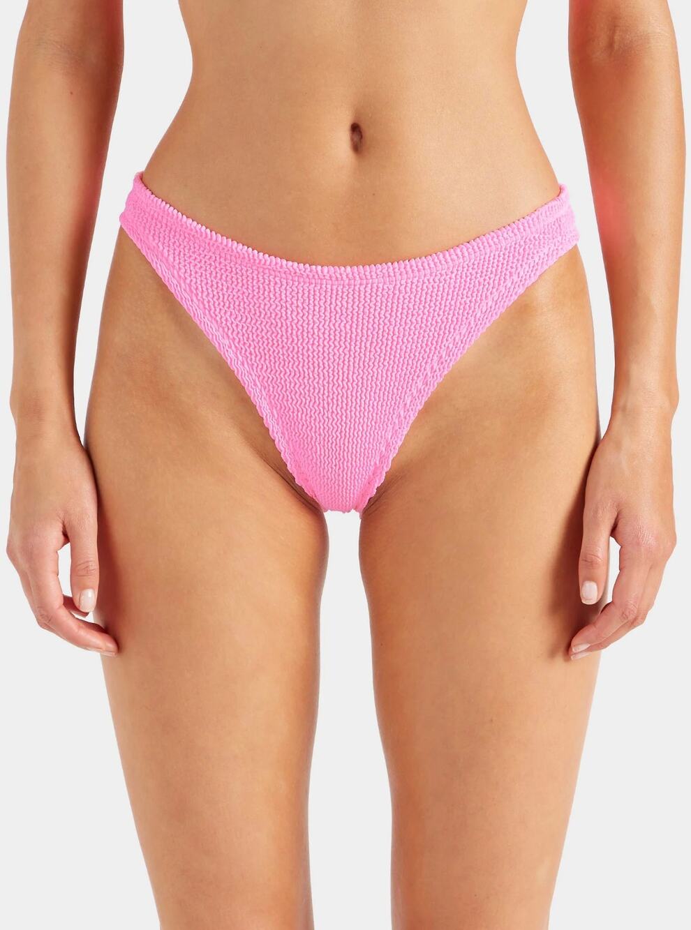 HUNZA G Classic Bikini Bottoms in Bubblegum Pink